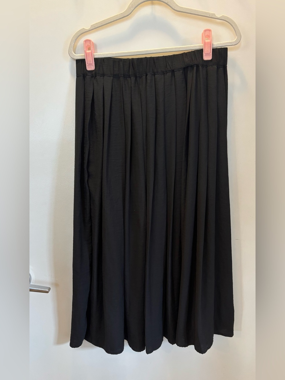 Classic Black Pleated Circle Women’s Skirt